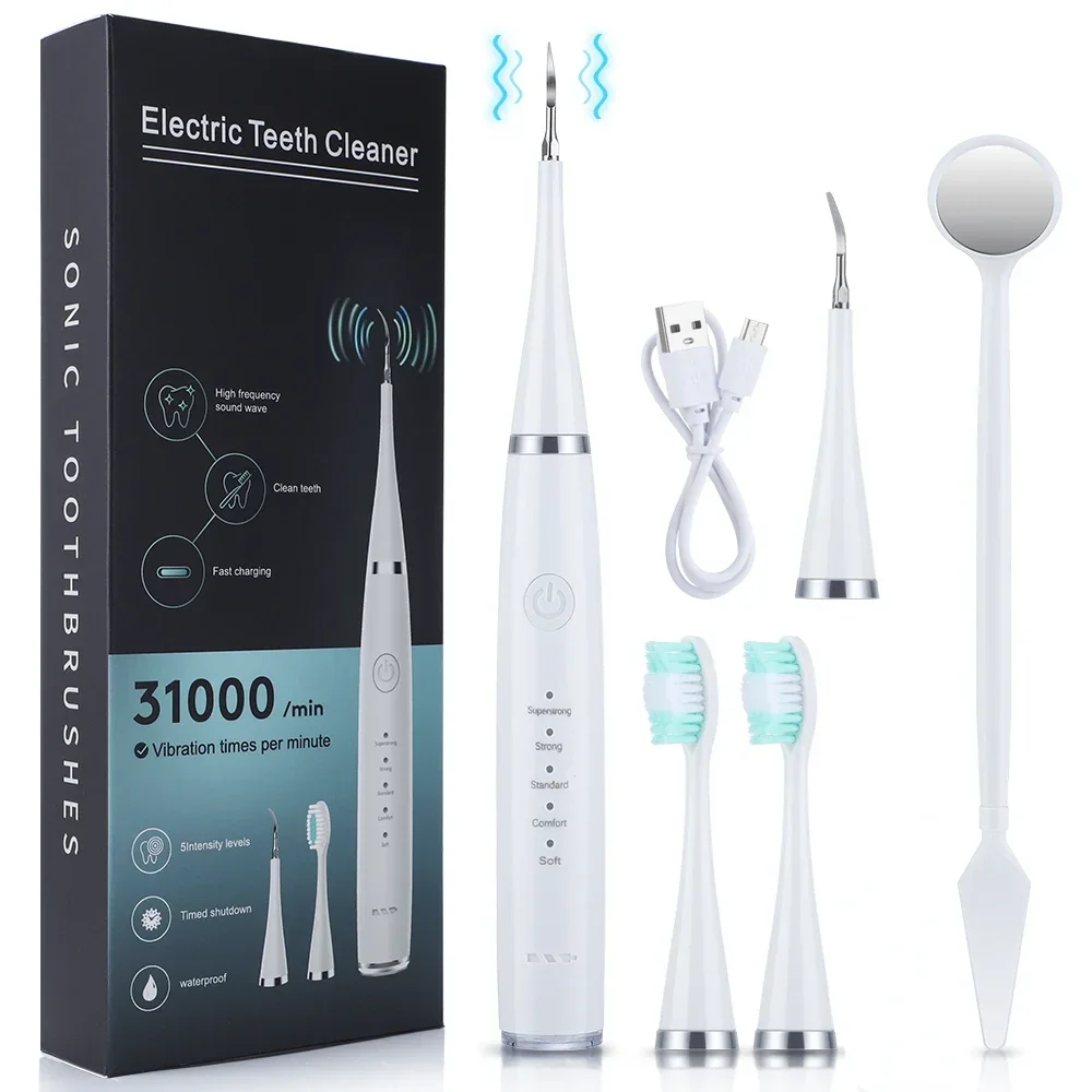 3 IN 1 Toothbrush Sonic Dental Teeth Whitening Kit Tooth Whitener Calculus Tartar Remover Tools Cleaner Stain Oral Care
3 IN 1 Toothbrush Sonic Dental Teeth Whitening Kit Tooth Whitener Calculus Tartar Remover Tools Cleaner Stain Oral Care