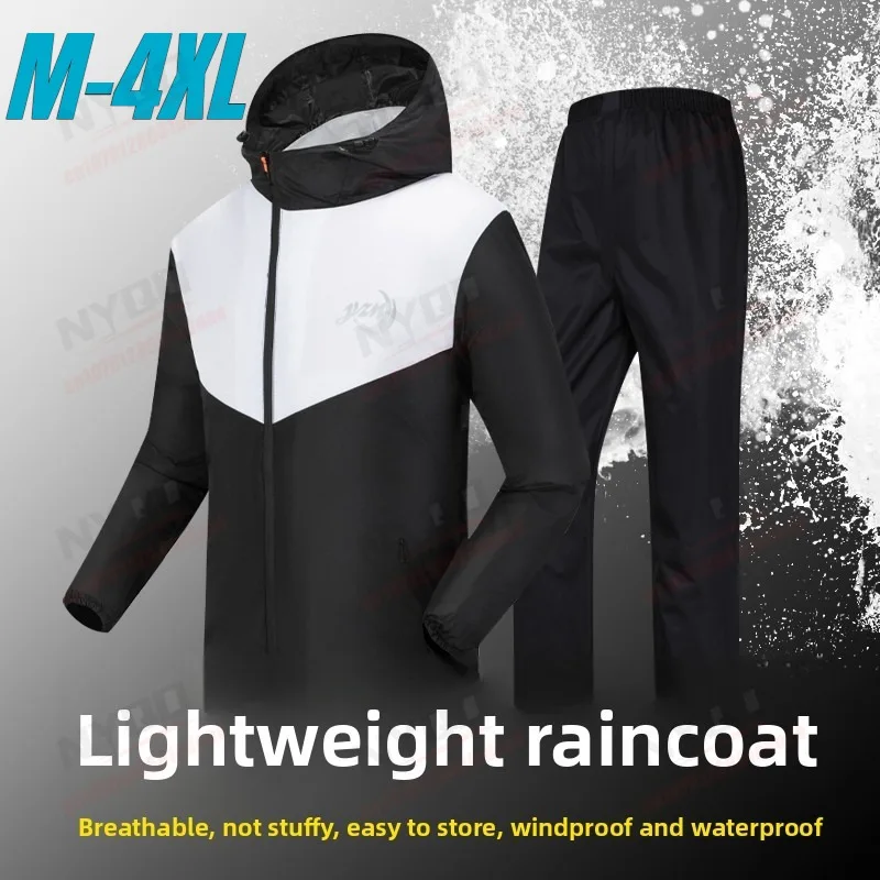 Adult Split Raincoat Suit PVC Hooded Waterproof Breathable Heavy Rain Resistant For Motorcycle riding raincoat
Adult Split Raincoat Suit PVC Hooded Waterproof Breathable Heavy Rain Resistant For Motorcycle riding raincoat