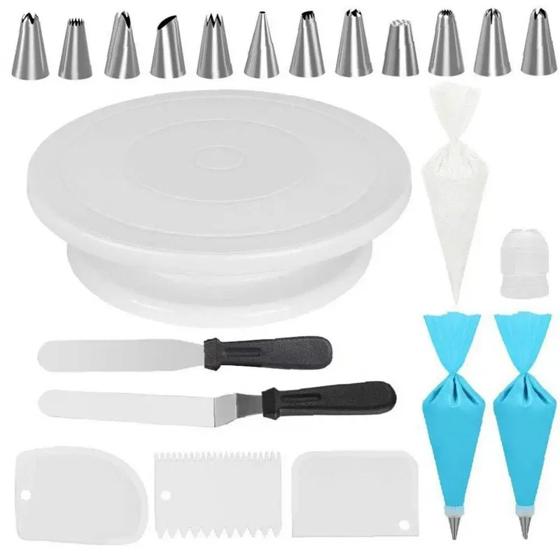 Cake Decoration Tools Sets Baking Cream Pastry Nozzles Cake Turntable Spatula Piping Icing Tips Cake Tools Accessories
Cake Decoration Tools Sets Baking Cream Pastry Nozzles Cake Turntable Spatula Piping Icing Tips Cake Tools Accessories
