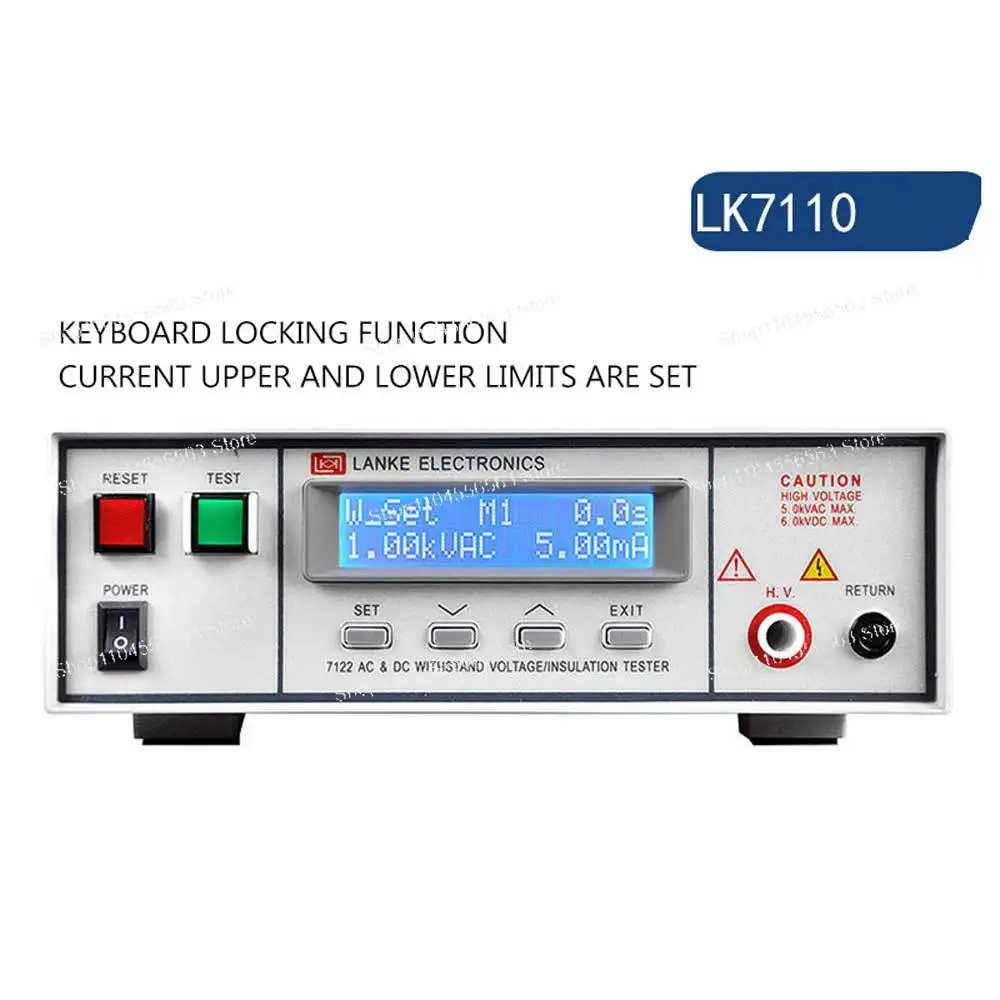 Тестер напряжения изоляции переменного тока высокого напряжения 100-1000 В LK7122, тестер безопасности тока утечки и напряжения 0-12 мА, новинка 2023 г.
Тестер напряжения изоляции переменного тока высокого напряжения 100-1000 В LK7122, тестер безопасности тока утечки и напряжения 0-12 мА, новинка 2023 г.