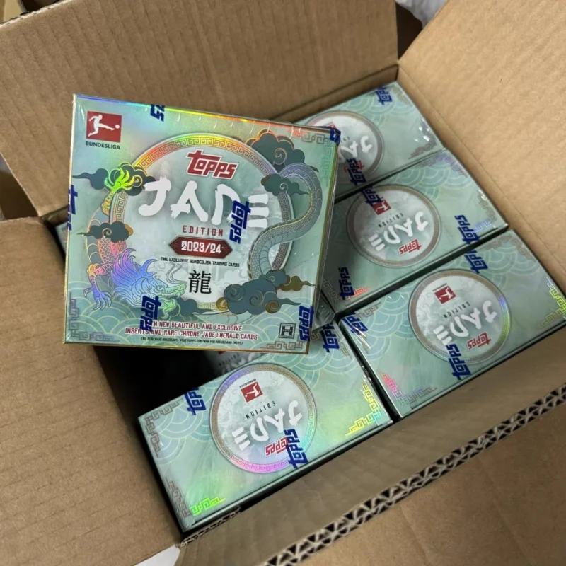 Topps Original Chrome 2023-24 Bundesliga Soccer Jade Edition Trading Cards Limited Year Of Dragon Rare Hobby Collectible Toys
Topps Original Chrome 2023-24 Bundesliga Soccer Jade Edition Trading Cards Limited Year Of Dragon Rare Hobby Collectible Toys