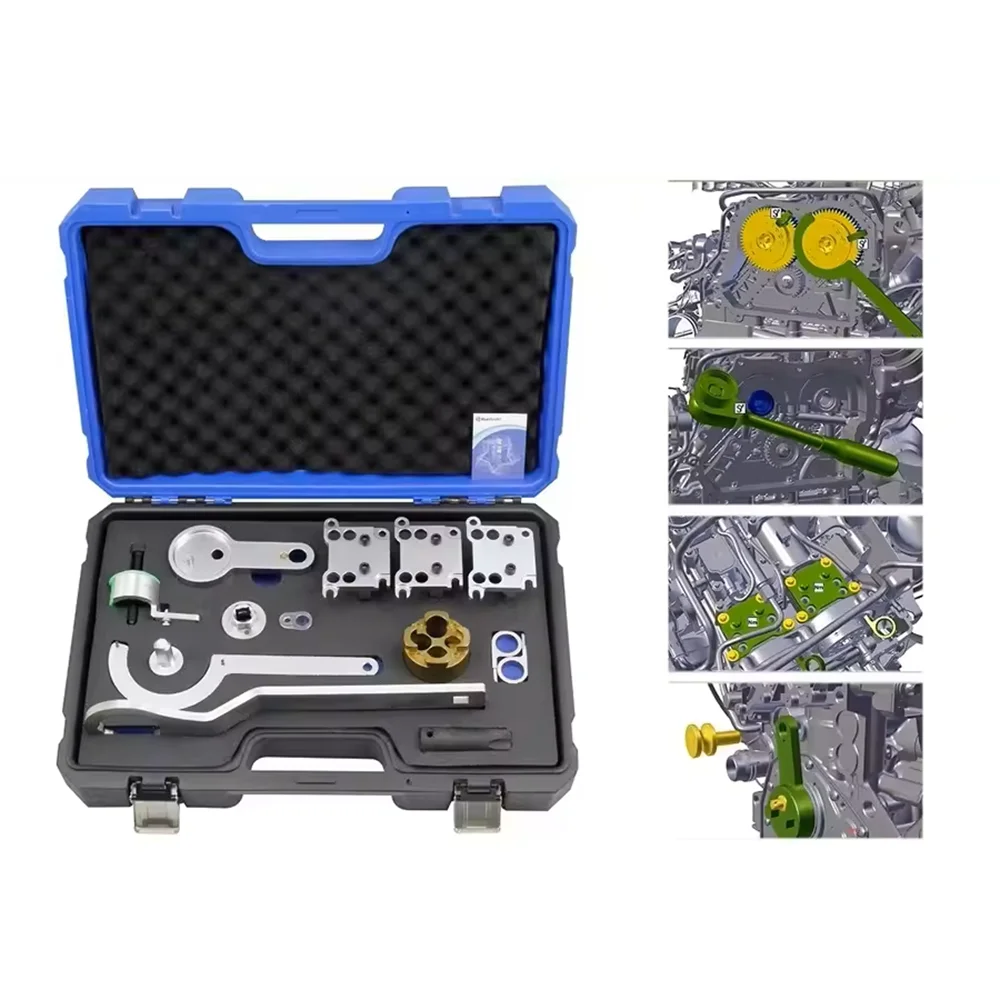 Engine Timing Tool For Mercedes-Benz M256 Inline Six-cylinder GLS450 C260L M254 1.5T 3.0
Engine Timing Tool For Mercedes-Benz M256 Inline Six-cylinder GLS450 C260L M254 1.5T 3.0