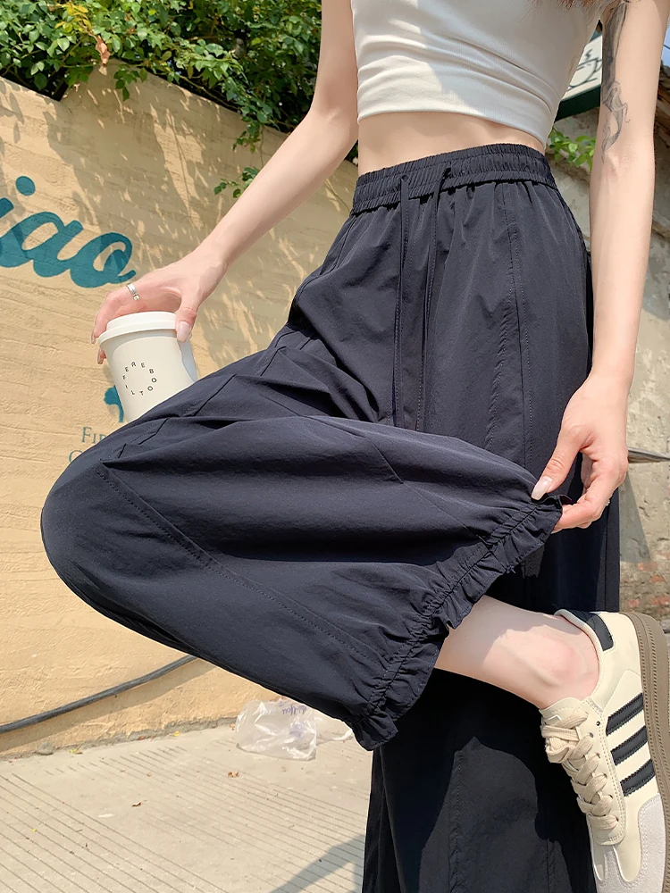High Waist A-Line Wide Leg Casual Pants Summer New Sle Big Size Women's Faion Floral Trim Outerwear Casual Trousers
High Waist A-Line Wide Leg Casual Pants Summer New Sle Big Size Women's Faion Floral Trim Outerwear Casual Trousers