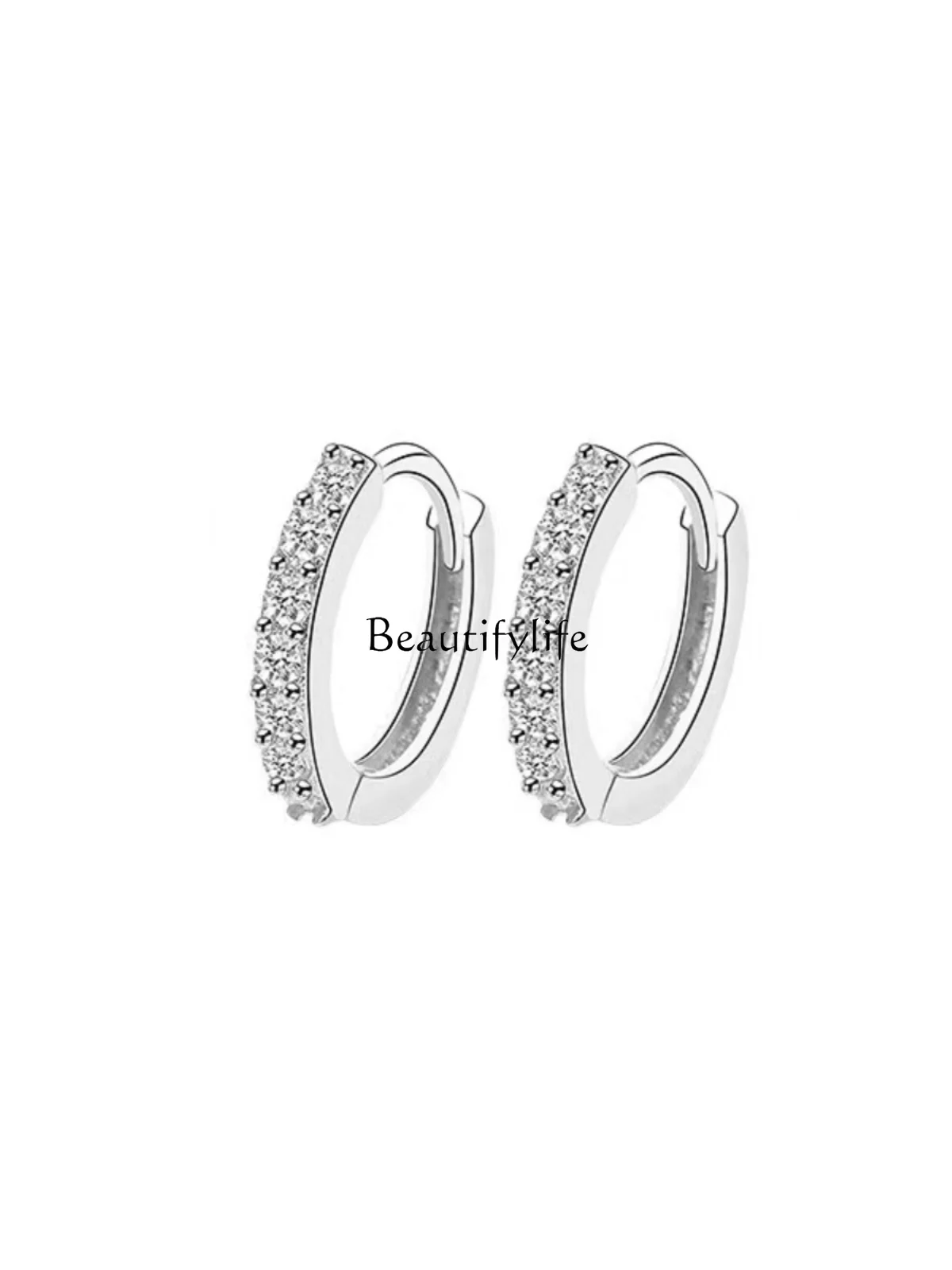 Entire Sterling Silver Cold Fengshui Diamond Ear Ring High-Grade All-Match Earrings
Entire Sterling Silver Cold Fengshui Diamond Ear Ring High-Grade All-Match Earrings