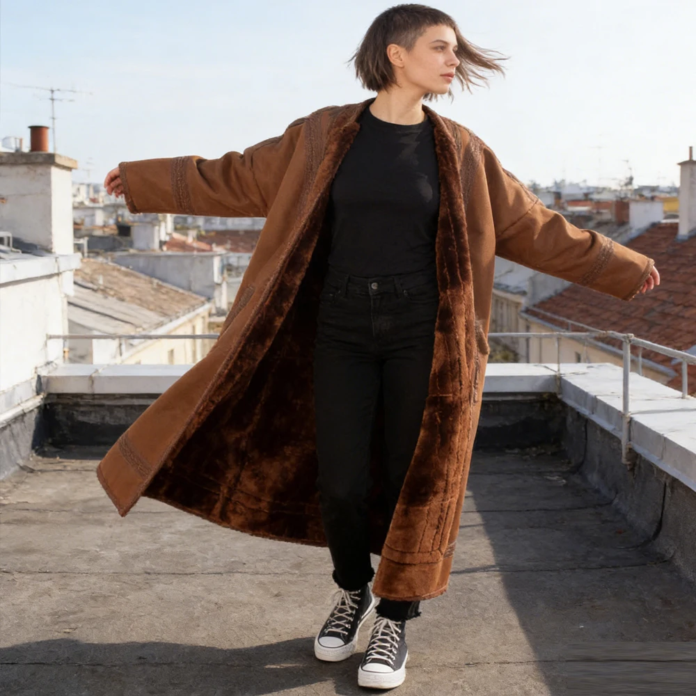 Зимнее теплое замшевое пальто, женское новое флисовое утепленное длинное пальто, Дубай, открытое мусульманское платье Абая, кимоно, кардиган, исламская одежда
Зимнее теплое замшевое пальто, женское новое флисовое утепленное длинное пальто, Дубай, открытое мусульманское платье Абая, кимоно, кардиган, исламская одежда