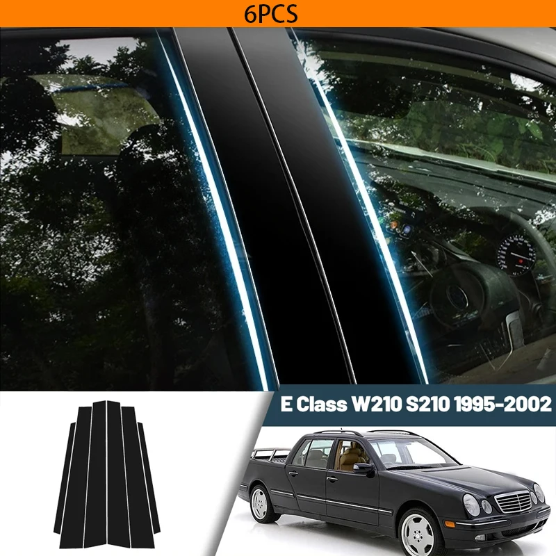 Glossy Black Carbon Fiber Window Door Deal B C Pillar Post Cover Sticker For Mercedes Benz E Class W210 S210 1995-2002 1996
Glossy Black Carbon Fiber Window Door Deal B C Pillar Post Cover Sticker For Mercedes Benz E Class W210 S210 1995-2002 1996