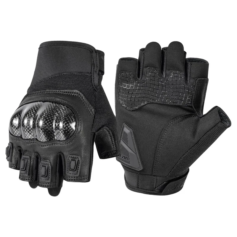 Mens Half Finger Motorcycle Riding Gloves Summer Genuine Leather Carbon Fiber Breathable Motorbike Anti Fall Racing Gloves
Mens Half Finger Motorcycle Riding Gloves Summer Genuine Leather Carbon Fiber Breathable Motorbike Anti Fall Racing Gloves