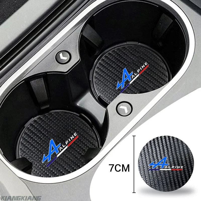 Car Coaster Waterproof Non-Slip Mat Water Cup Slot Decorate Alpine Logo For Kadjar Twingo Megane Scenic Espace Auto Accessories
Car Coaster Waterproof Non-Slip Mat Water Cup Slot Decorate Alpine Logo For Kadjar Twingo Megane Scenic Espace Auto Accessories