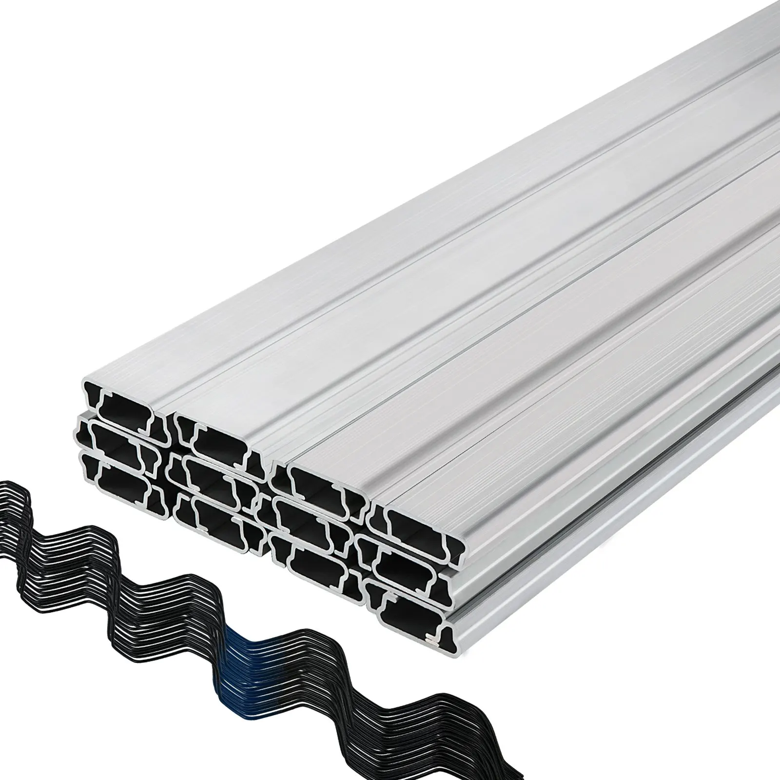 Spring Wire And Lock Channel,6.56ft Spring Lock & U-Channel Bundle For Greenhouse, 20 Packs PE Coated Spring Wire & Aluminum
Spring Wire And Lock Channel,6.56ft Spring Lock & U-Channel Bundle For Greenhouse, 20 Packs PE Coated Spring Wire & Aluminum