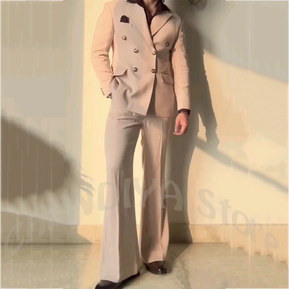 Classic Double Breasted Men Suit Slim Fit Blazer Pants Two Pieces Formal Business Wedding Groom Custom Made Prom Party Outfit
Classic Double Breasted Men Suit Slim Fit Blazer Pants Two Pieces Formal Business Wedding Groom Custom Made Prom Party Outfit