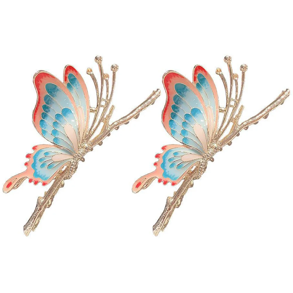 2Pcs Large Claw Clips Elegant Butterfly Decor Durable Alloy Accessories Women Hair Jaw Clips Thick Hair Styling Tool
2Pcs Large Claw Clips Elegant Butterfly Decor Durable Alloy Accessories Women Hair Jaw Clips Thick Hair Styling Tool