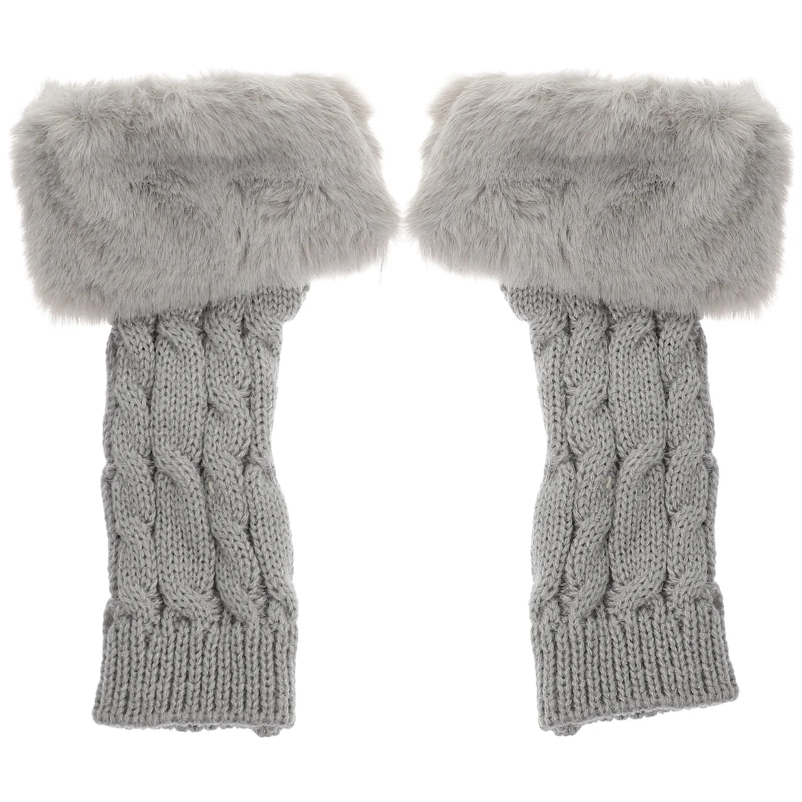 1 Pair Arm Sleeves Winter Half-Finger Gloves Lightweight Warmth Retention Washable Skin-Friendly Knit Arm Covers For Women
1 Pair Arm Sleeves Winter Half-Finger Gloves Lightweight Warmth Retention Washable Skin-Friendly Knit Arm Covers For Women