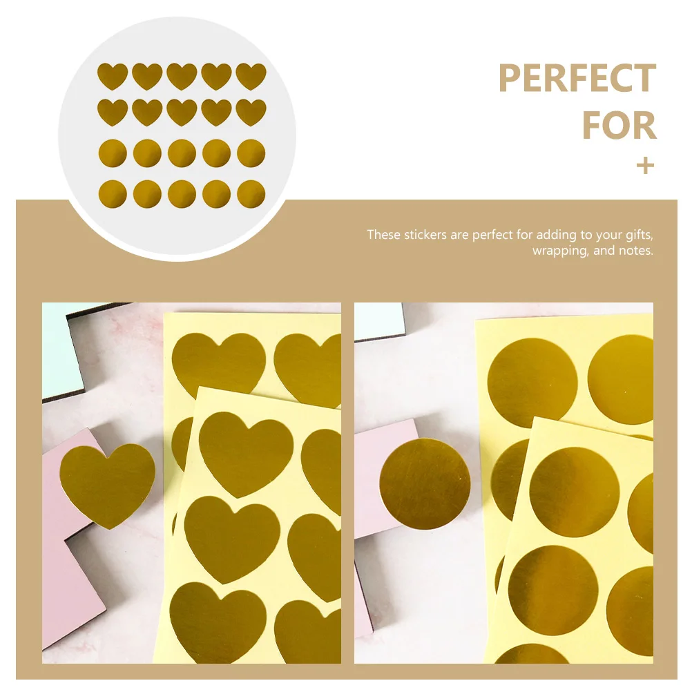 20 Sheets Gold Foil Stickers Easy to Peel off DIY Label Decorative Paper Self-adhesive Envelope Sealing Labels
20 Sheets Gold Foil Stickers Easy to Peel off DIY Label Decorative Paper Self-adhesive Envelope Sealing Labels