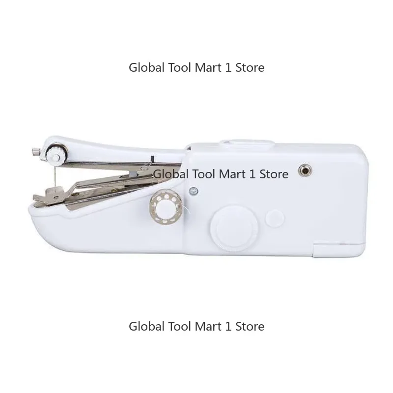 Porta-ble Mini Handheld Sewing Machine Multi-Functional Placket Sewing Toy for Kids Battery Operated Quilting Machine