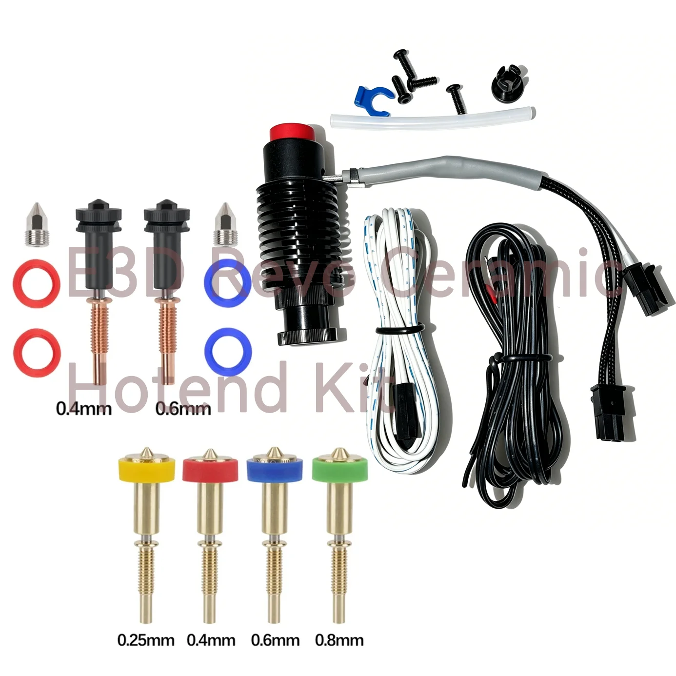 Upgraded E3D Revo Ceramic Hotend Kit Fast Heating Heater Core For Rapid Change E-3-D REVO H2 V2S Ender 3,Pro,V2,Voron Hot End.
Upgraded E3D Revo Ceramic Hotend Kit Fast Heating Heater Core For Rapid Change E-3-D REVO H2 V2S Ender 3,Pro,V2,Voron Hot End.