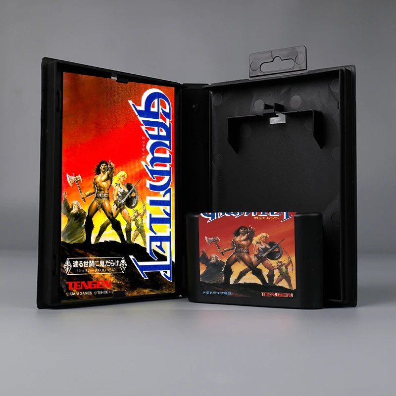 Gauntlet IV JAP cover 16bit MD game card with box with manual for Sega Genesis Megadrive console
Gauntlet IV JAP cover 16bit MD game card with box with manual for Sega Genesis Megadrive console