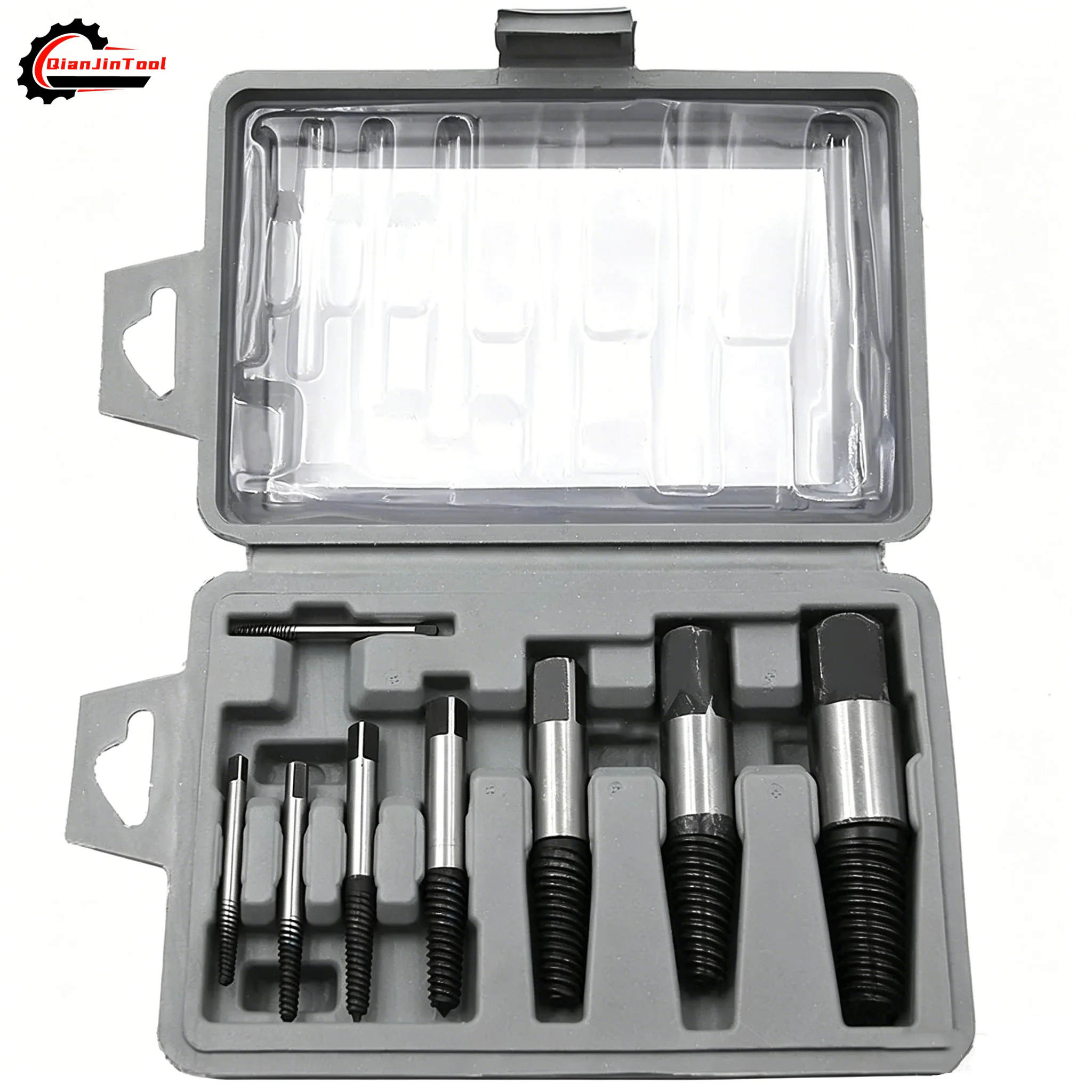 8Pcs Screw Nut Extractor Drill Bit Slip Tooth Remover Broken Bolt Damaged Screw Tube Fitting Extractor Hand Power Repair Set
8Pcs Screw Nut Extractor Drill Bit Slip Tooth Remover Broken Bolt Damaged Screw Tube Fitting Extractor Hand Power Repair Set