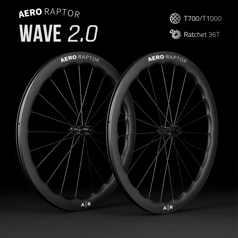 AERORAPTOR RW Wave Road Carbon Wheelset 46/50mm Depth 23mm Inner Width 700C Center Lock 36T Ratchet Cxray Carbon Wheelset 1250g
AERORAPTOR RW Wave Road Carbon Wheelset 46/50mm Depth 23mm Inner Width 700C Center Lock 36T Ratchet Cxray Carbon Wheelset 1250g