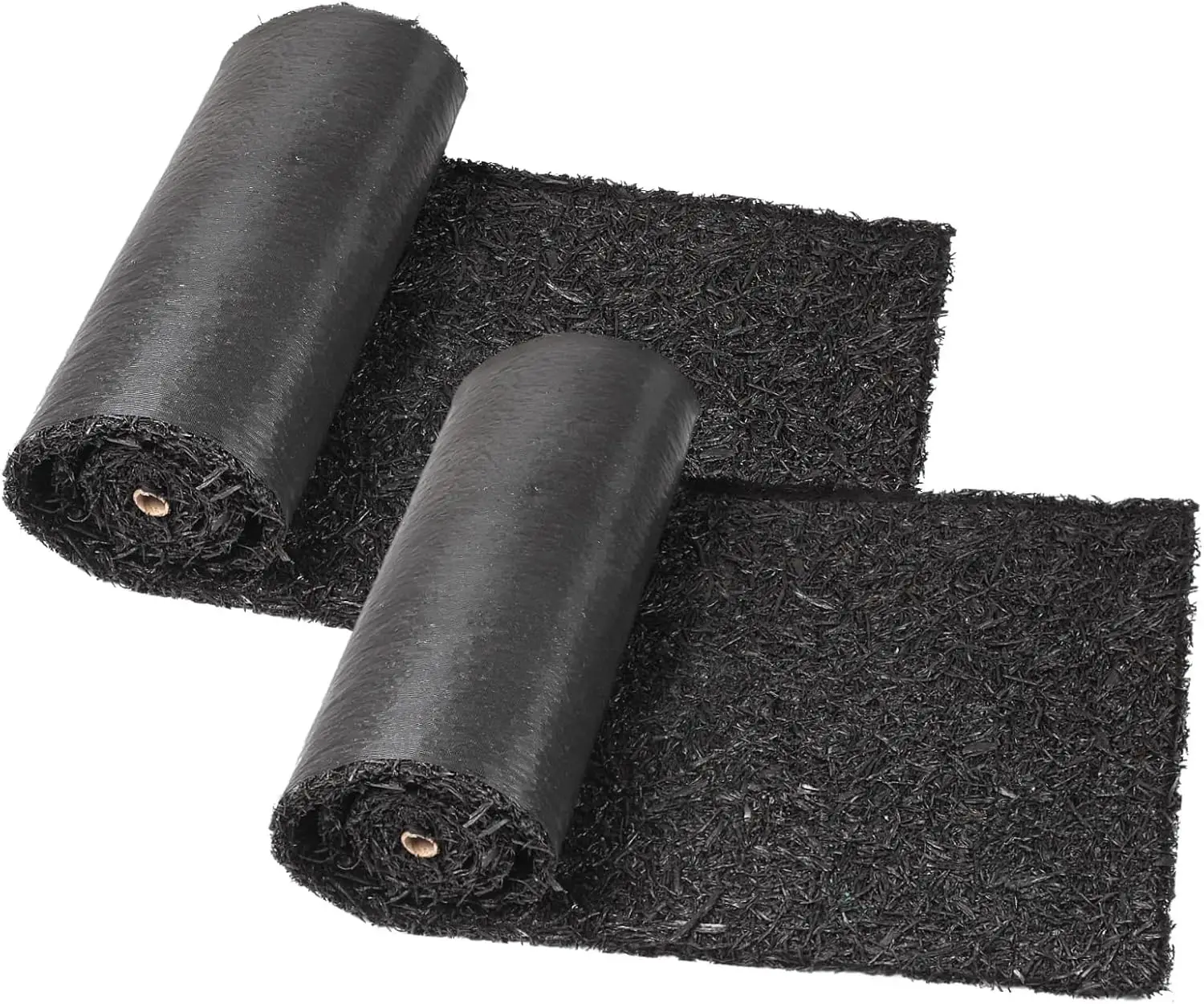 2 Pack Recycled Rubber Mulch Mat Roll Black Permanent Mulch Walkway Pathway for Landscaping Outdoor 8' x 2'
2 Pack Recycled Rubber Mulch Mat Roll Black Permanent Mulch Walkway Pathway for Landscaping Outdoor 8' x 2'