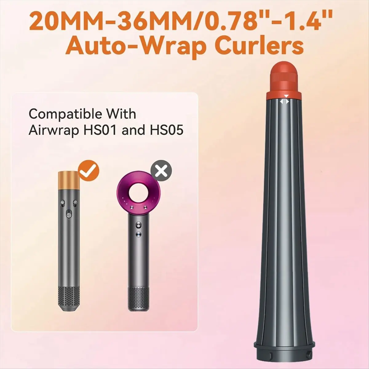 Коническая насадка-удлинитель для Dyson Airwrap HS01 HS05, аксессуары для стайлера, 20-36 мм, 2-в-1, автоматическая
Коническая насадка-удлинитель для Dyson Airwrap HS01 HS05, аксессуары для стайлера, 20-36 мм, 2-в-1, автоматическая