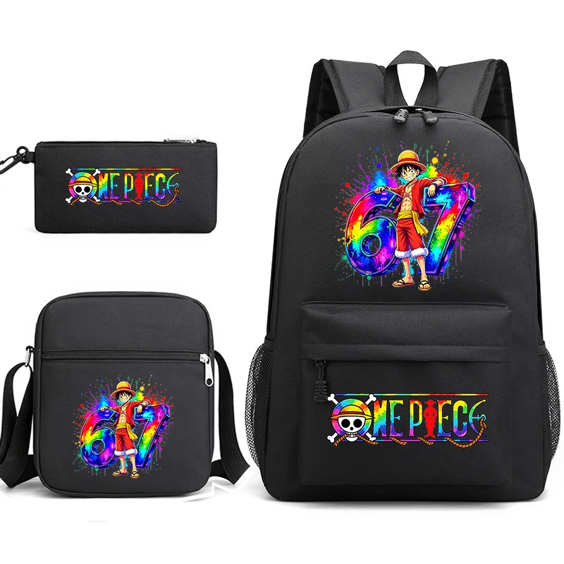 One Piece Luffy 67 Print School Backpack Set Kids Teenagers Shoulder Bag Pencil Case Lightweight Casual
One Piece Luffy 67 Print School Backpack Set Kids Teenagers Shoulder Bag Pencil Case Lightweight Casual