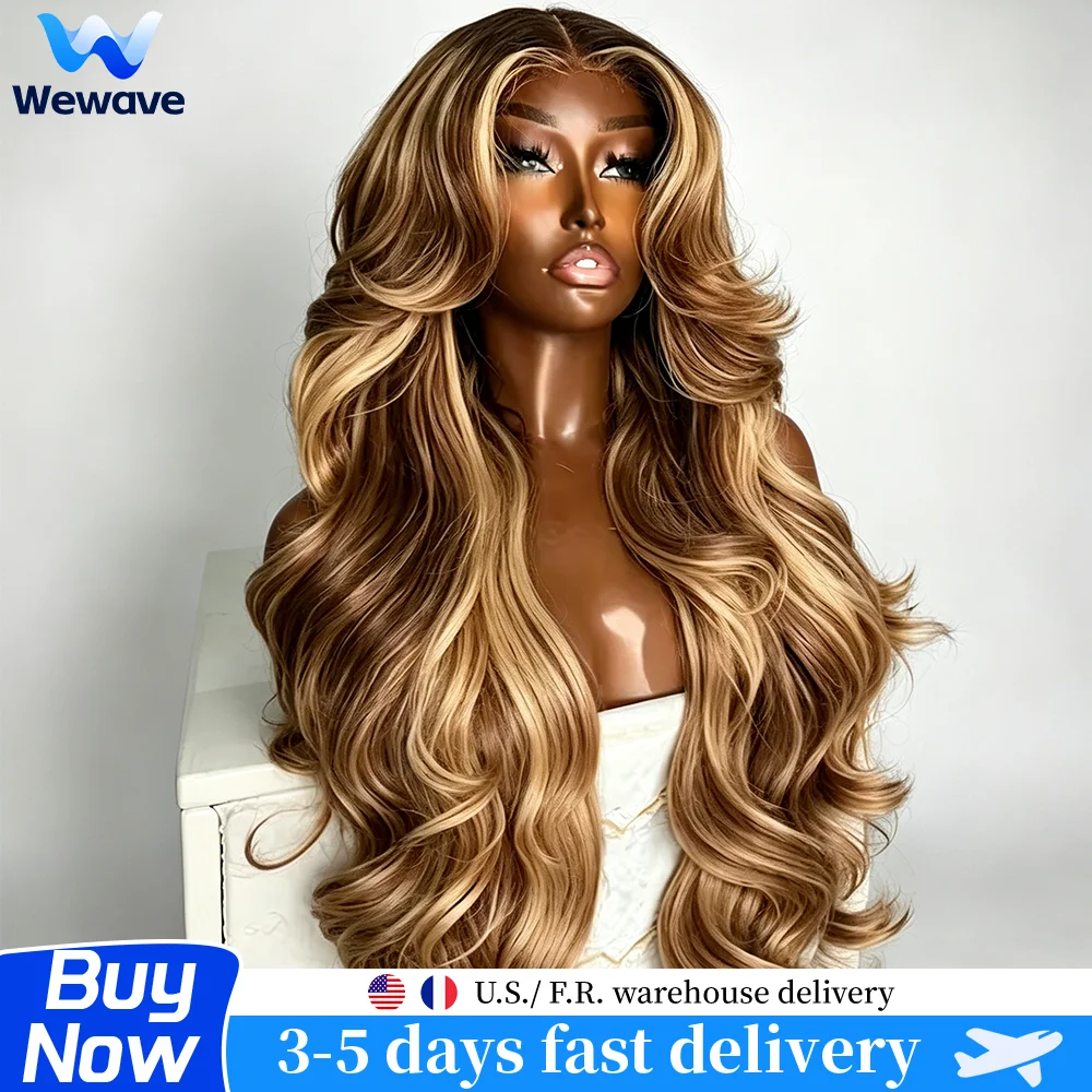 13x4 13x6 HD Lace Front Wigs P4/27 Highlight Body Wave Human Hair Wigs 32 Inch 220 Density Pre Plucked Brazilian Human Wigs For Women
13x4 13x6 HD Lace Front Wigs P4/27 Highlight Body Wave Human Hair Wigs 32 Inch 220 Density Pre Plucked Brazilian Human Wigs For Women
