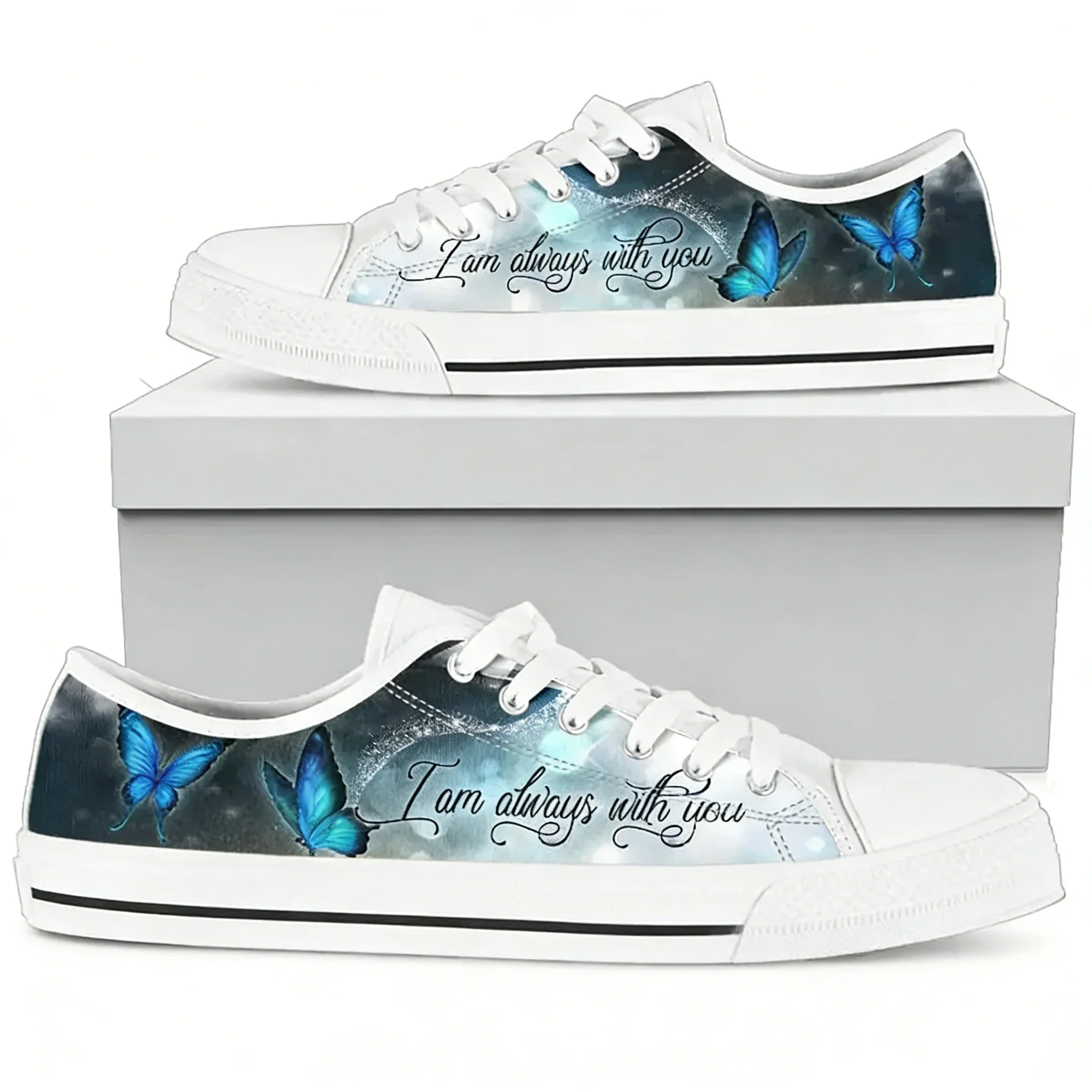 I Am Always With You Butterfly Casual Shoes Fashion Low Top Canvas Shoes Lace Up Sneakers Plus Size 46
I Am Always With You Butterfly Casual Shoes Fashion Low Top Canvas Shoes Lace Up Sneakers Plus Size 46