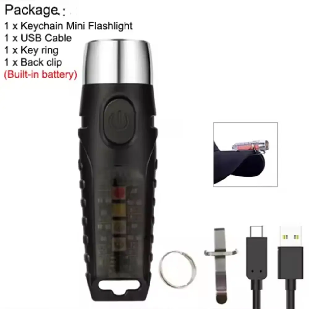 Супер яркий мини-брелок-фонарик, 11 режимов, USB-C, перезаряжаемый светодиодный фонарик, высокая мощность, водонепроницаемый мини-фонарик яркости
Супер яркий мини-брелок-фонарик, 11 режимов, USB-C, перезаряжаемый светодиодный фонарик, высокая мощность, водонепроницаемый мини-фонарик яркости