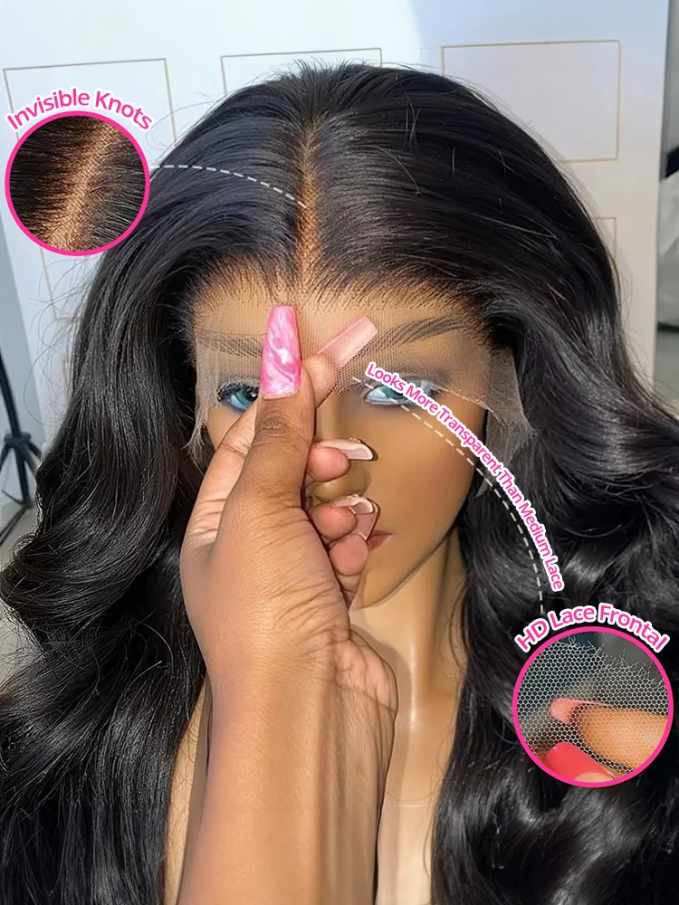 300 Density Body Wave Lace Frontal Wigs Human Hair HD Transparent Lace Frontal Wigs For Women 13x6 13x4 100% Human Hair 40Inch
300 Density Body Wave Lace Frontal Wigs Human Hair HD Transparent Lace Frontal Wigs For Women 13x6 13x4 100% Human Hair 40Inch