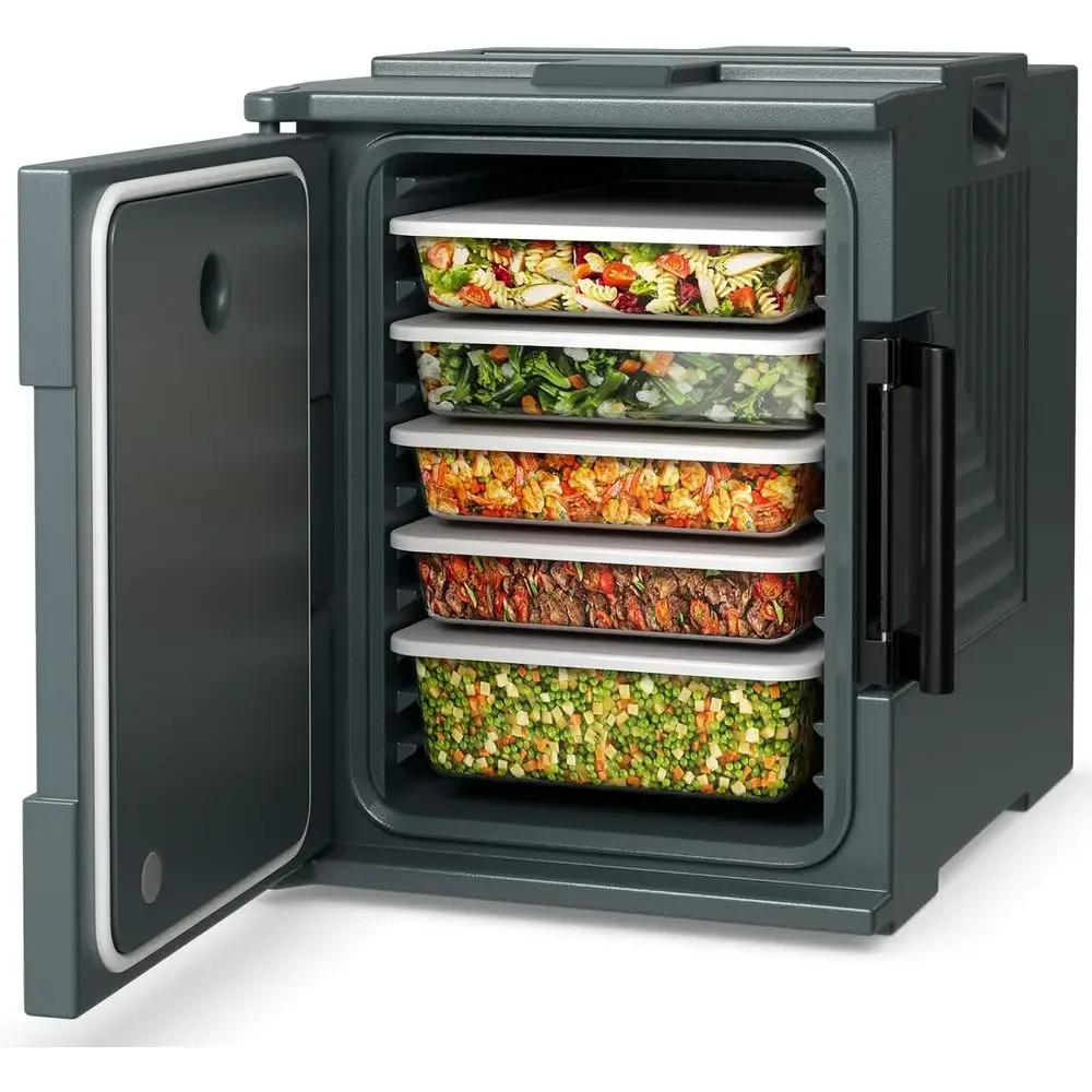 Portable 95 Qt Insulated Food Pan Carrier, Stackable Hot Box for Catering, Parties, and Restaurants, Grey
Portable 95 Qt Insulated Food Pan Carrier, Stackable Hot Box for Catering, Parties, and Restaurants, Grey