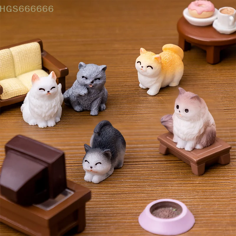 Cartoon Kitten Micro Landscape Dollhouse Model Car Interior Home Desktop Decoration Mini Cat Ornament
Cartoon Kitten Micro Landscape Dollhouse Model Car Interior Home Desktop Decoration Mini Cat Ornament
