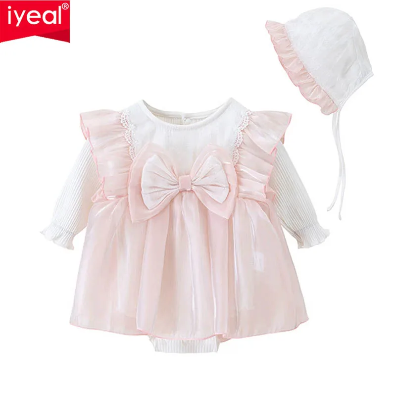 IYEAL Spring Baby Girls One Piece Long Sleeve Lace Tutu Skirt Toddler Baby Outfit Princess Baby Girl Bodysuits With Hat
IYEAL Spring Baby Girls One Piece Long Sleeve Lace Tutu Skirt Toddler Baby Outfit Princess Baby Girl Bodysuits With Hat