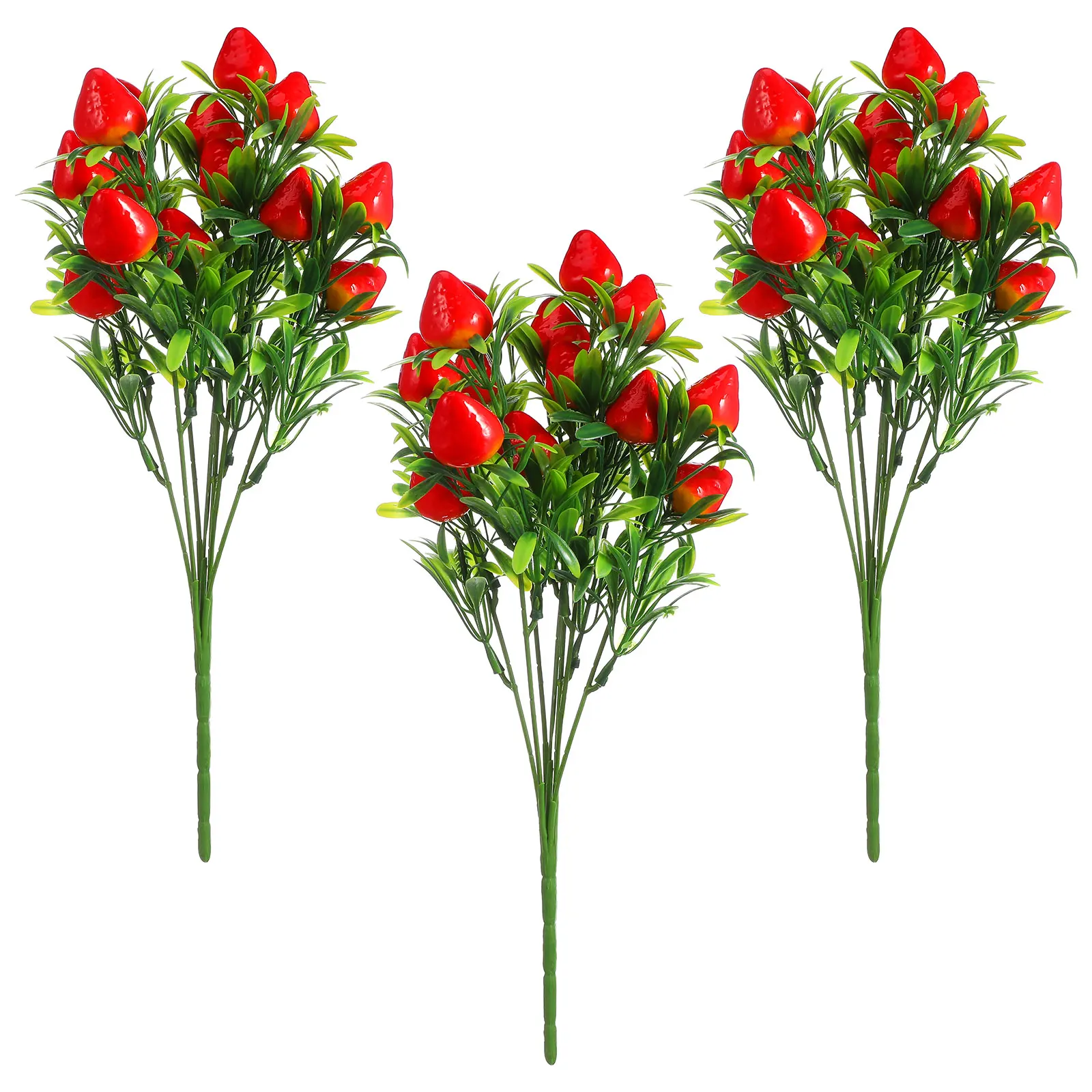 3 Pcs Simulation Strawberry Bouquet Ornaments for Christmas Tree Decors Theme Props Strawberries Plant Picks Sheet Dining Room
3 Pcs Simulation Strawberry Bouquet Ornaments for Christmas Tree Decors Theme Props Strawberries Plant Picks Sheet Dining Room