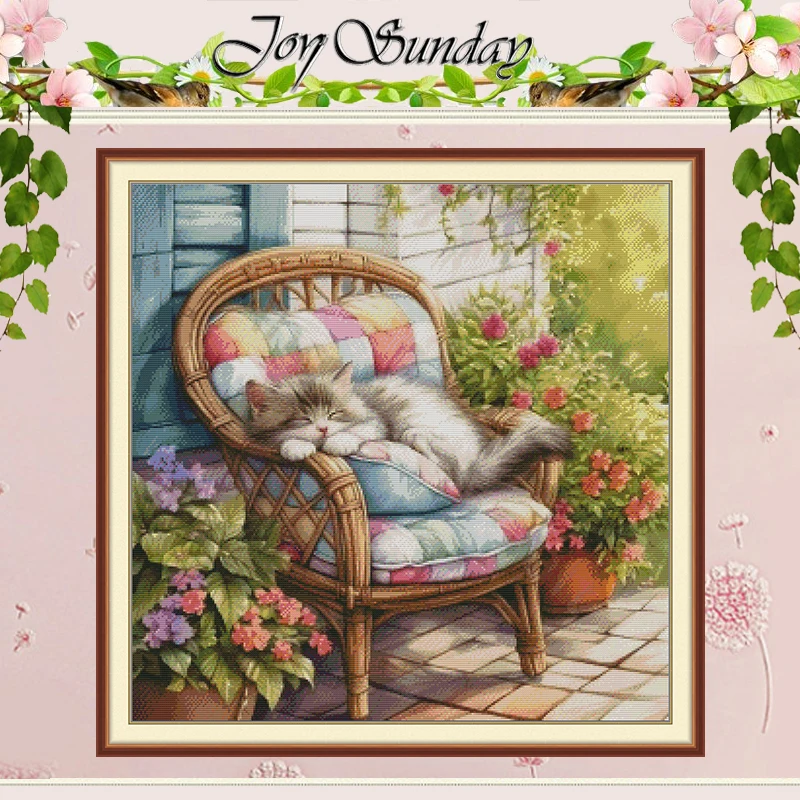 A Cat Fast Asleep Patterns Counted Cross Stitch Set DIY 11CT 14CT 16CT HD Stamped DMC Cross-stitch Kit Embroidery Needlework
A Cat Fast Asleep Patterns Counted Cross Stitch Set DIY 11CT 14CT 16CT HD Stamped DMC Cross-stitch Kit Embroidery Needlework