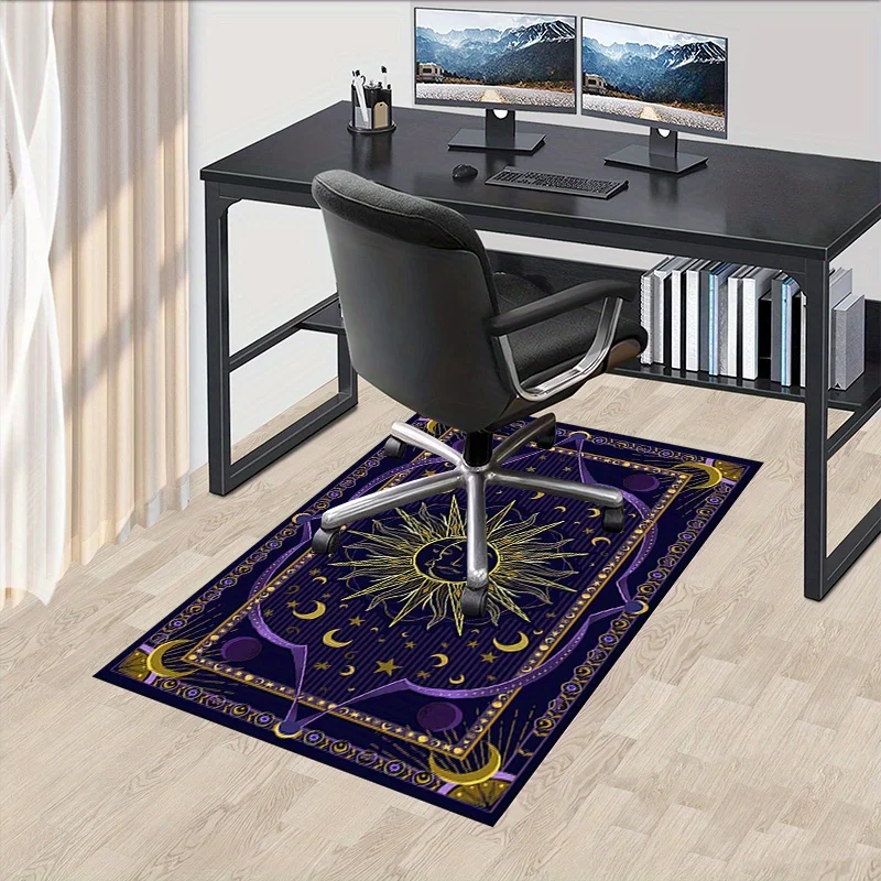 VIKAMA Vintage Classic Pattern Carpet - Easy To Clean Study Desk And Chair With Computer Chair Roller Pads For Home Decoration
VIKAMA Vintage Classic Pattern Carpet - Easy To Clean Study Desk And Chair With Computer Chair Roller Pads For Home Decoration