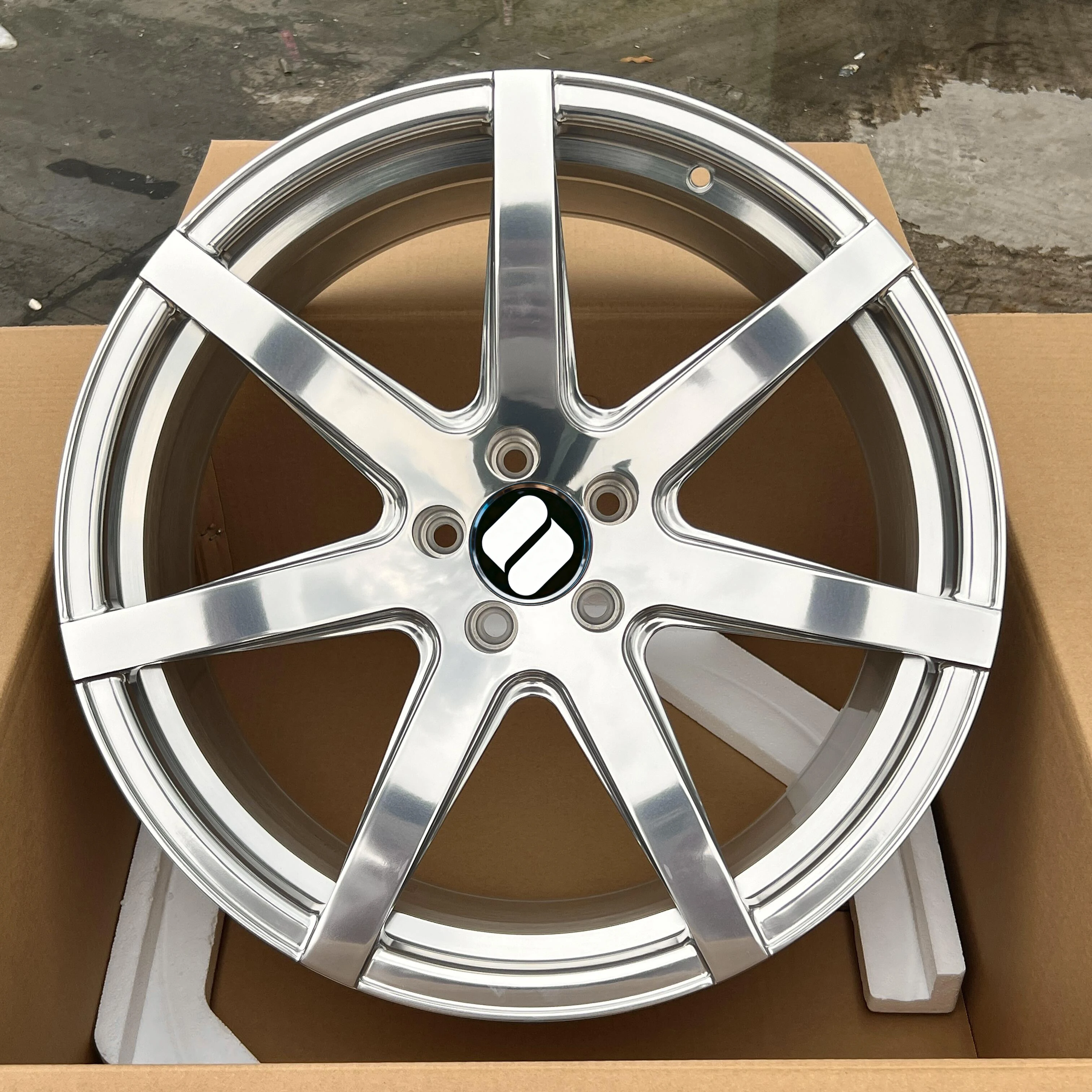 SY-09124 1-Piece Multi-Spoke Polished Sliver Aluminium Alloy 18 19 20 21 22 24 26 Inch Wheel Passenger Car Wheel
SY-09124 1-Piece Multi-Spoke Polished Sliver Aluminium Alloy 18 19 20 21 22 24 26 Inch Wheel Passenger Car Wheel