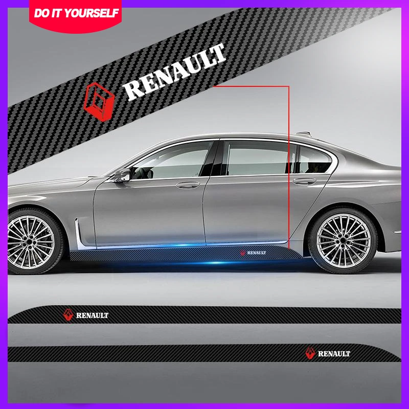2pcs Car Door Side Skirt Car Body Decal Carbon Fiber Stickers For Renault Megane 2 3 4 Twingo Clio Talisman Captur Trafic Scenic
2pcs Car Door Side Skirt Car Body Decal Carbon Fiber Stickers For Renault Megane 2 3 4 Twingo Clio Talisman Captur Trafic Scenic