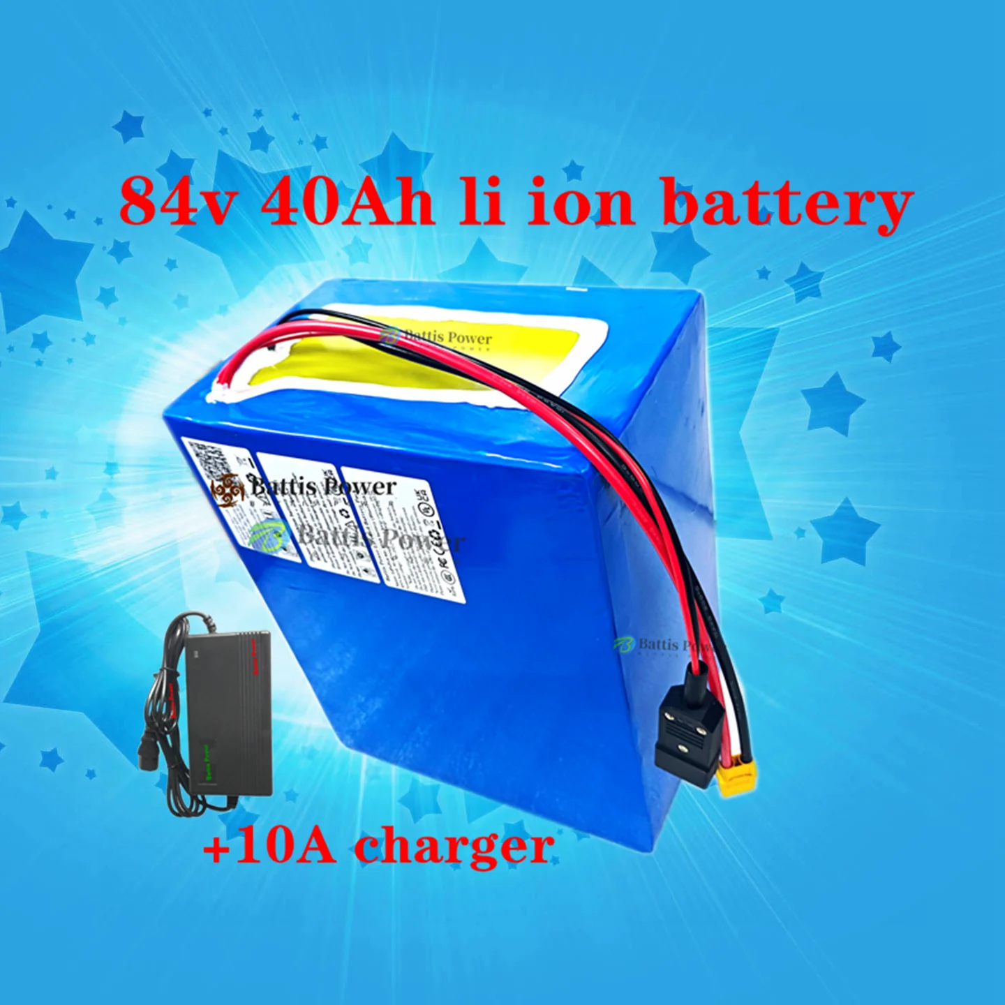 Battis power 84 В 40 Ач литий-ионный аккумулятор Lipo аккумулятор 23S BMS + зарядное устройство 10 А
Battis power 84 В 40 Ач литий-ионный аккумулятор Lipo аккумулятор 23S BMS + зарядное устройство 10 А