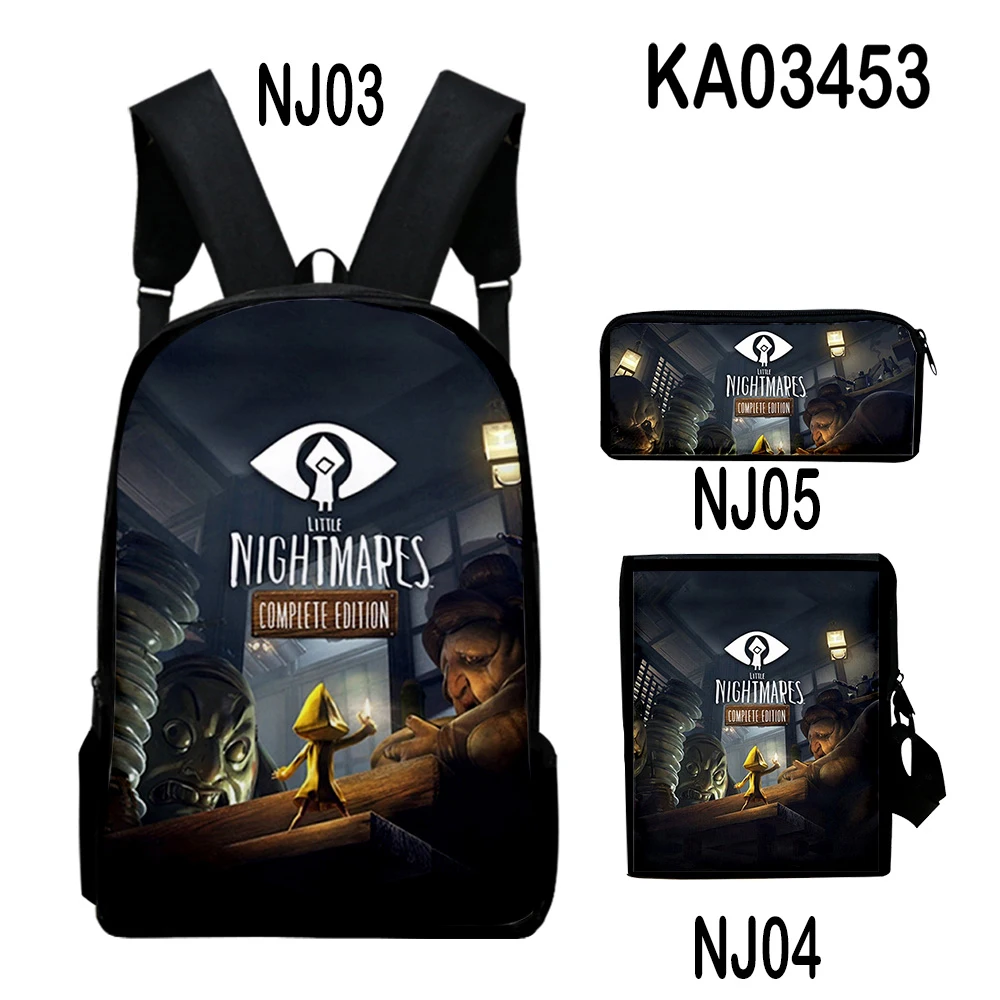 Harajuku Youthful Peculiar Little Nightm 3D Print 3pcs/Set Student Travel bags Laptop Daypack Backpack Shoulder Bag Pencil Case
Harajuku Youthful Peculiar Little Nightm 3D Print 3pcs/Set Student Travel bags Laptop Daypack Backpack Shoulder Bag Pencil Case
