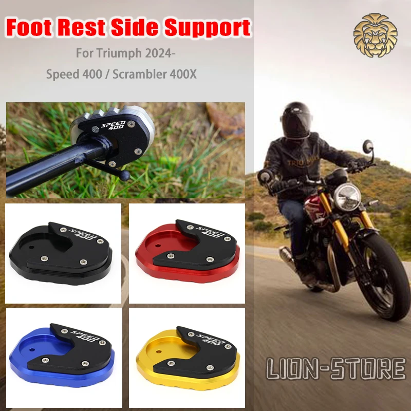 FOR Triumph speed400 scrambler400x Speed 400 Scrambler 400x 2024 Motorcycle accessories Foot rest side support
FOR Triumph speed400 scrambler400x Speed 400 Scrambler 400x 2024 Motorcycle accessories Foot rest side support