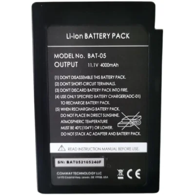 American Conway BAT-05 Battery Pack 11.1V 4000mAh For Comway A3 A3+ A4 Optical Fiber Fusion Splicer Fiber Welding Machine
American Conway BAT-05 Battery Pack 11.1V 4000mAh For Comway A3 A3+ A4 Optical Fiber Fusion Splicer Fiber Welding Machine