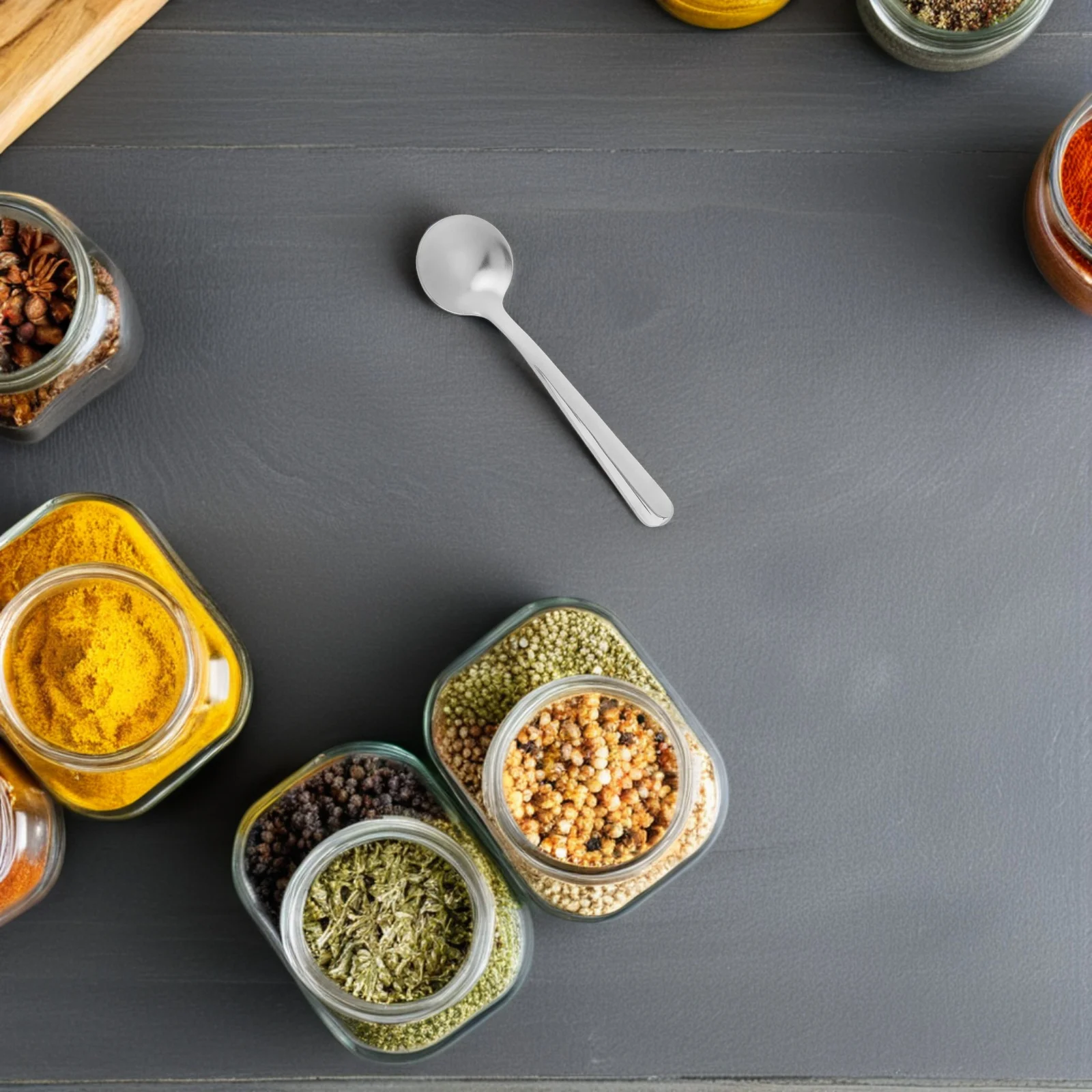 20Pcs Stainless Steel Mini Measuring Spoons Short Handle Seasoning Spoon Condiment Spoons for Cooking Honey Jam Salt Sugar
20Pcs Stainless Steel Mini Measuring Spoons Short Handle Seasoning Spoon Condiment Spoons for Cooking Honey Jam Salt Sugar