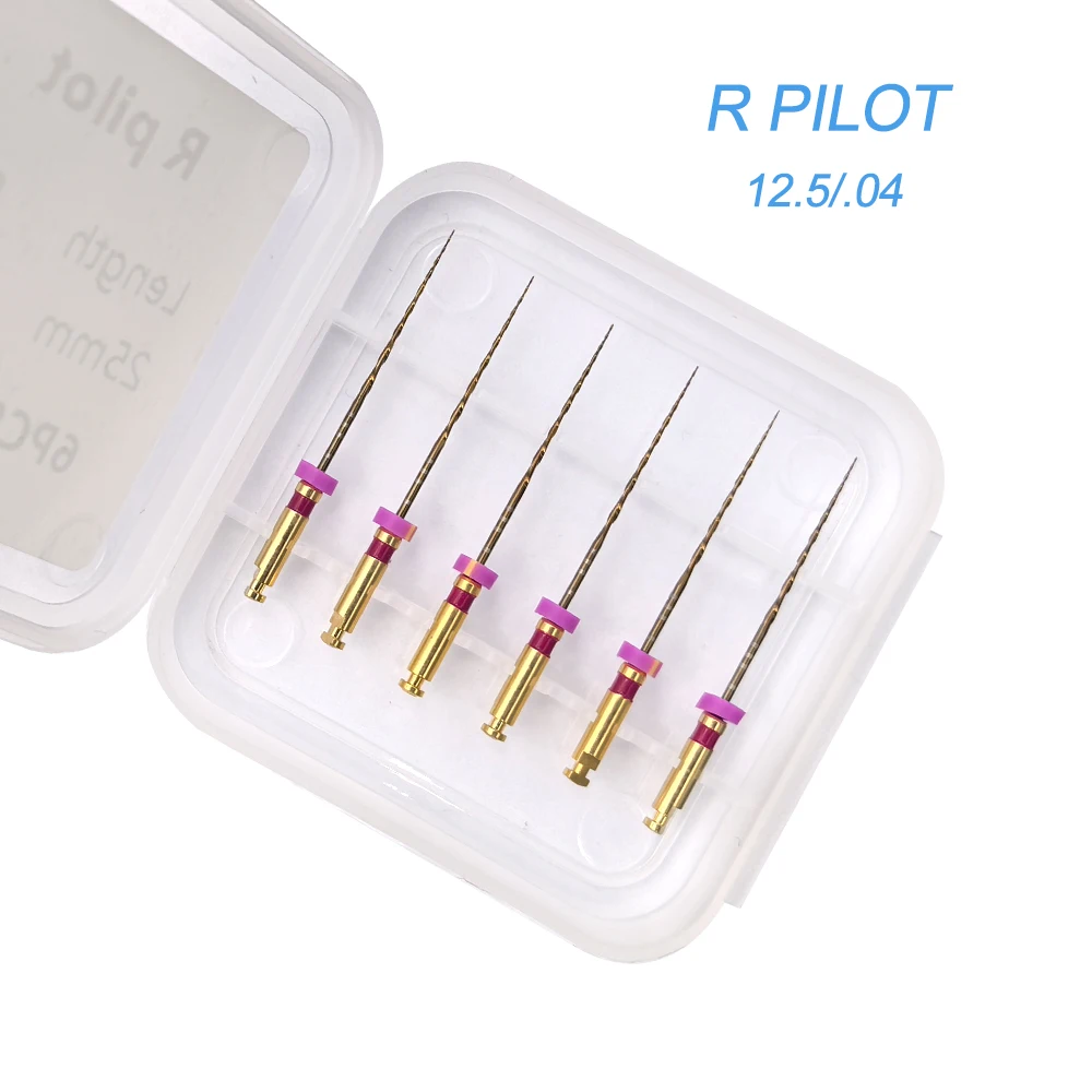 6 шт. стоматологические файлы Niti для подготовки корневых каналов R PILOT Files Использование двигателя 12,5 # 04 конические стоматологические эндодонтические роторные эндодонтические файлы
6 шт. стоматологические файлы Niti для подготовки корневых каналов R PILOT Files Использование двигателя 12,5 # 04 конические стоматологические эндодонтические роторные эндодонтические файлы