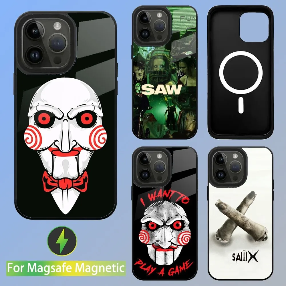 Horror Film S-Saw X Phone Case For iPhone 15,14,13,12,11,Plus,Pro,Max Mini Magsafe Magnetic Wireless Charging
Horror Film S-Saw X Phone Case For iPhone 15,14,13,12,11,Plus,Pro,Max Mini Magsafe Magnetic Wireless Charging