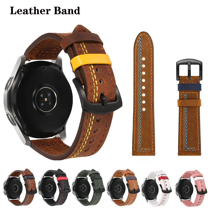 Ремешок кожаный для Samsung Galaxy watch 4 6Classic/5pro/Active 2 7 FE 40 44 мм, винтажный браслет для Amazfit GTS 2/3, 20 мм 22 мм
Ремешок кожаный для Samsung Galaxy watch 4 6Classic/5pro/Active 2 7 FE 40 44 мм, винтажный браслет для Amazfit GTS 2/3, 20 мм 22 мм
