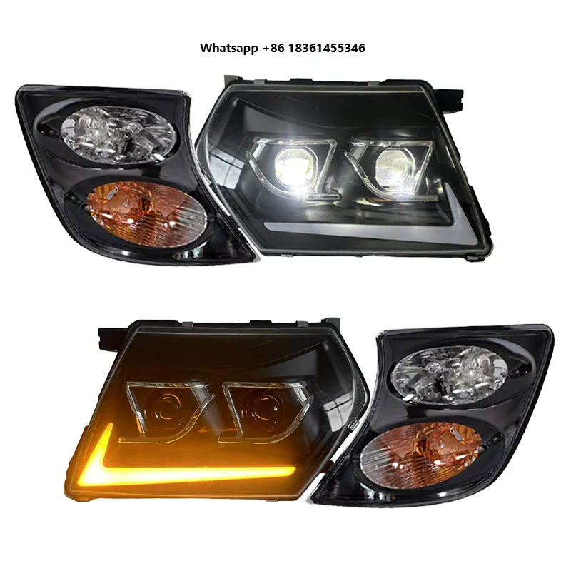 For Patrol GU Y61 MK5 Wagon 1998-2003 Plug-and-Play Front Turn Signal DRL Lamp High Quality LED Headlight Corner Assembly
For Patrol GU Y61 MK5 Wagon 1998-2003 Plug-and-Play Front Turn Signal DRL Lamp High Quality LED Headlight Corner Assembly