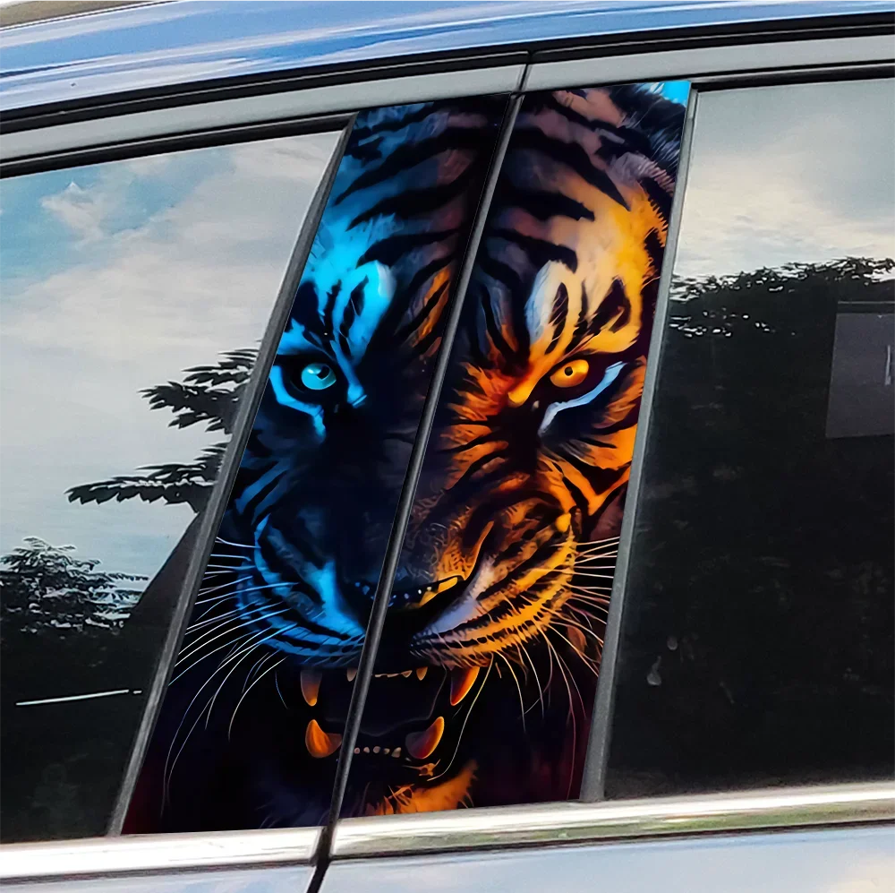 Cool Roar Tiger Car Stickers Auto B-pillar Waterproof Sunscreen Vinyl Decal Auto Center Column Cover Scratches Decor Accessories
Cool Roar Tiger Car Stickers Auto B-pillar Waterproof Sunscreen Vinyl Decal Auto Center Column Cover Scratches Decor Accessories
