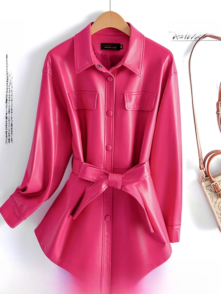 Новая женская кожаная куртка 2025 года, приталенная, повседневная, в корейском стиле, весенне-осеннее пальто, для работы, с длинными рукавами
Новая женская кожаная куртка 2025 года, приталенная, повседневная, в корейском стиле, весенне-осеннее пальто, для работы, с длинными рукавами