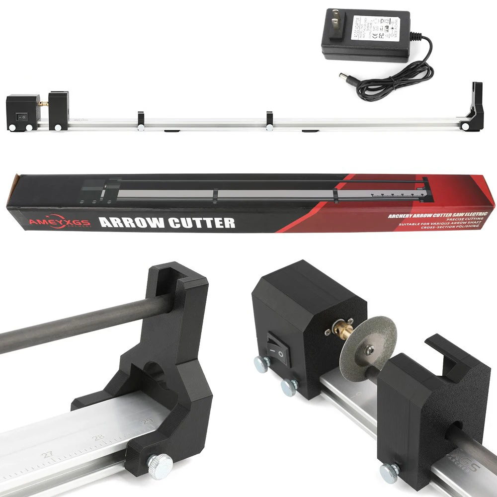 Archery Arrow Cutter Electric 100-240V Aluminum Alloy Cut Off 40mm Saw Blade for Carbon Fiberglass Aluminum Arrow Shaft Cut Tool
Archery Arrow Cutter Electric 100-240V Aluminum Alloy Cut Off 40mm Saw Blade for Carbon Fiberglass Aluminum Arrow Shaft Cut Tool