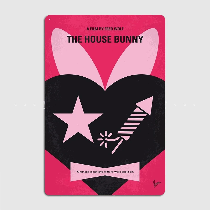 My The House Bunnys minimal poster Metal Tin Sign Truck Indoor and Outdoor Home Bar Coffee Kitchen Wall Decoration
My The House Bunnys minimal poster Metal Tin Sign Truck Indoor and Outdoor Home Bar Coffee Kitchen Wall Decoration